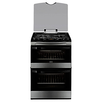 Zanussi ZCG63200XA Gas Cooker, Stainless Steel Stainless Steel Zanussi ZCG63200XA Gas Cooker, Stainless Steel Stainless Steel